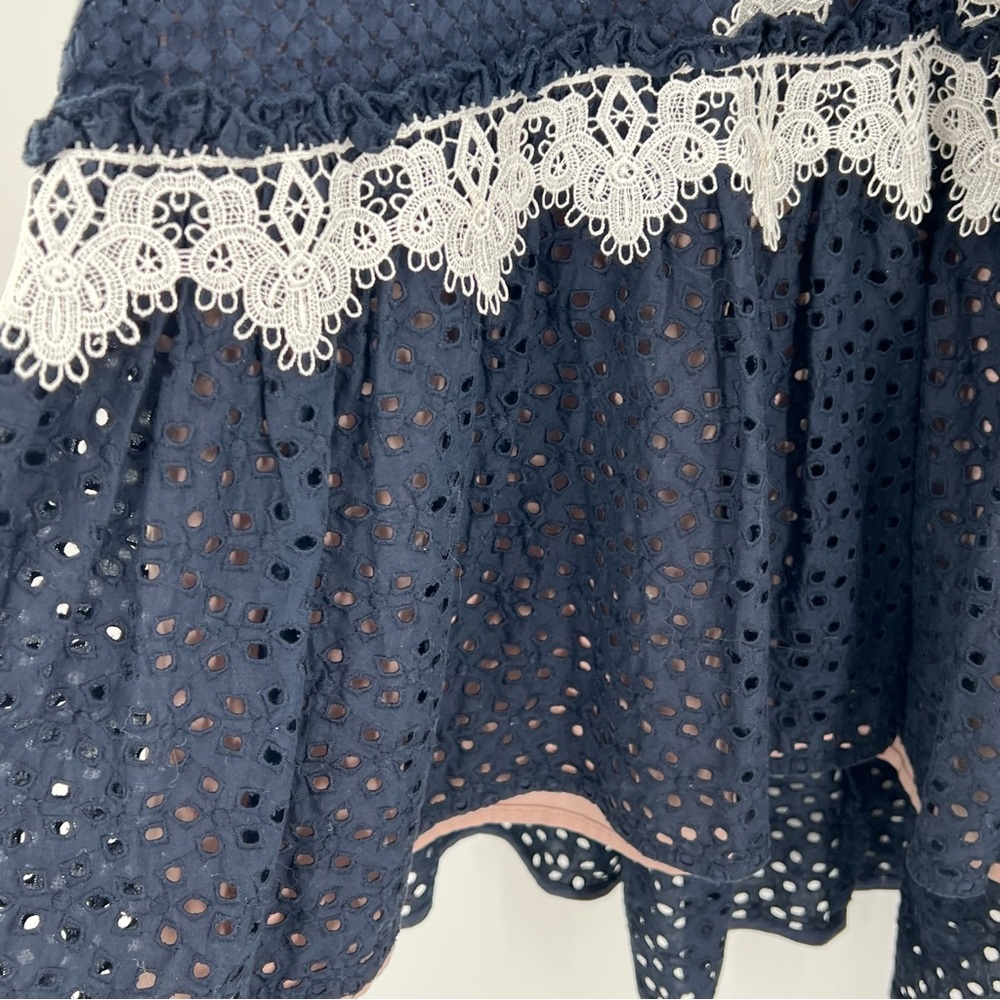 Nha Khanh Navy Bell Dress size 4 - Picture 6 of 9
